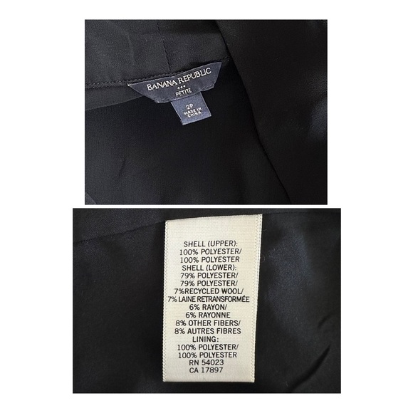 Banana Republic Chiffon/Tweed Dress - 2P - Picture 4 of 4